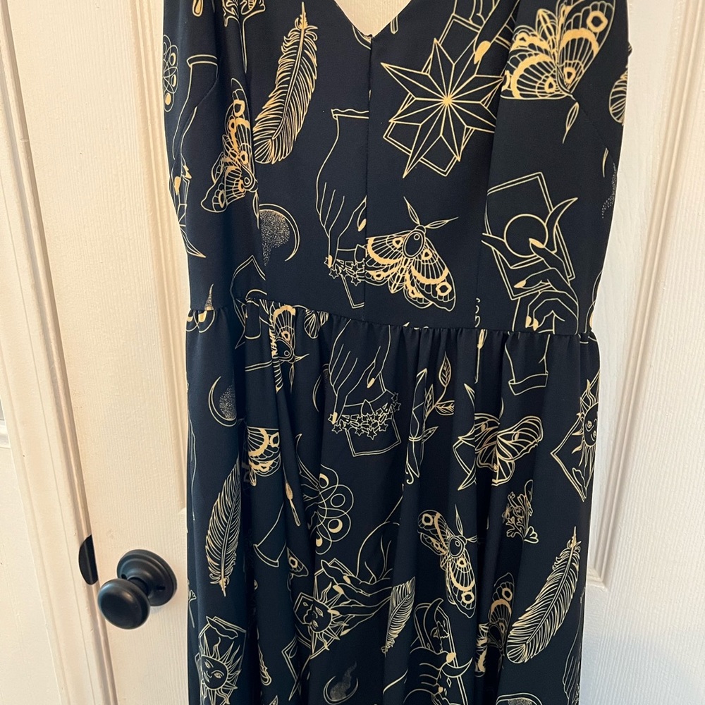 Pinup Girl Clothing Amalie Stregheria Maxi Dress